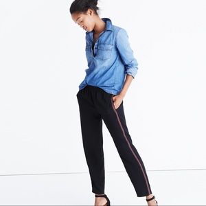 Madewell embroidered trousers